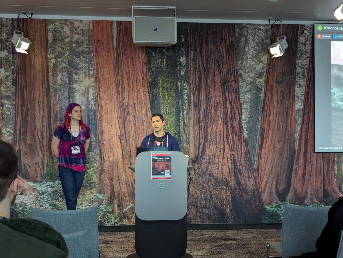 Iago presenting